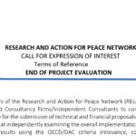 CALL FOR EXPRESSION OF INTEREST — END OF PROJECT EVALUATION
